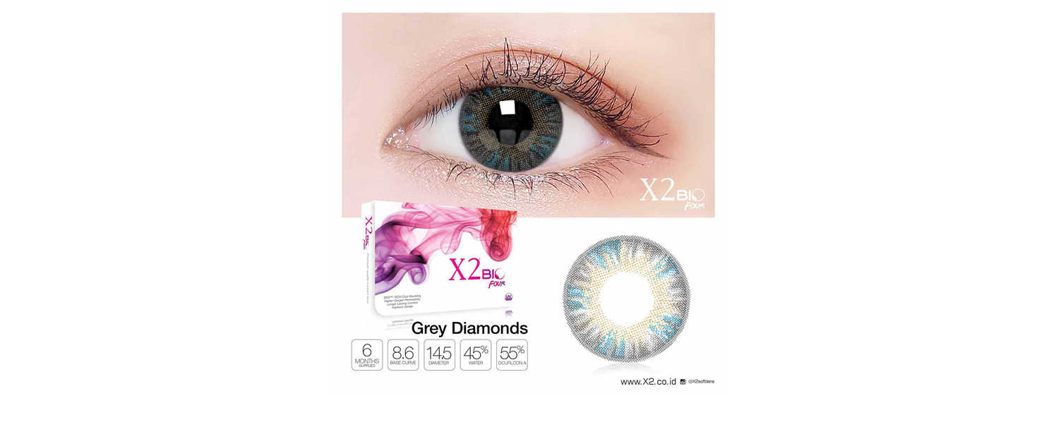 X2 Bio Four Grey Diamonds